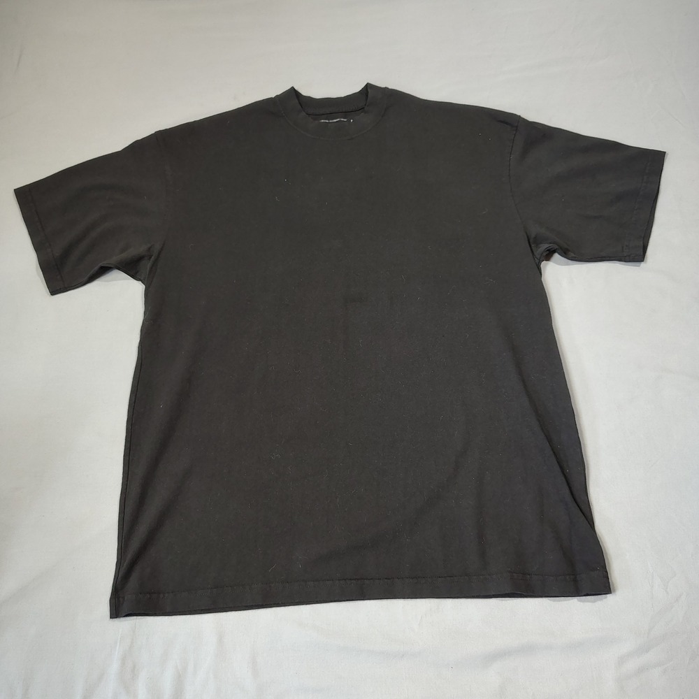 Heavyweight Collections Inc T-Shirt Mens Medium Tall Black Cotton Classic Tee